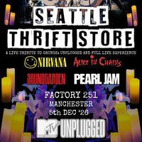SEATTLE THRIFT STORE - GRUNGE TRIBUTE SHOW poster